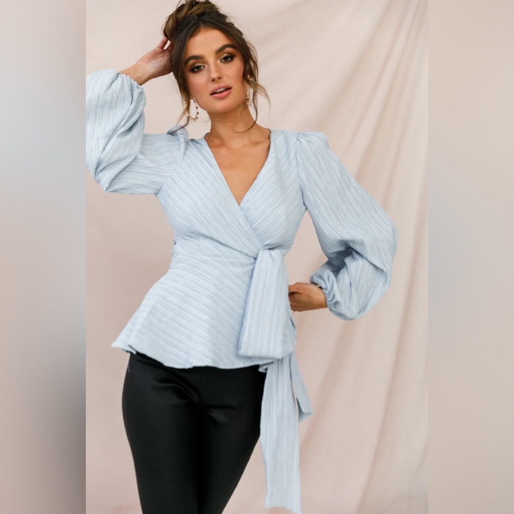 Fit and Flare Wrap Top